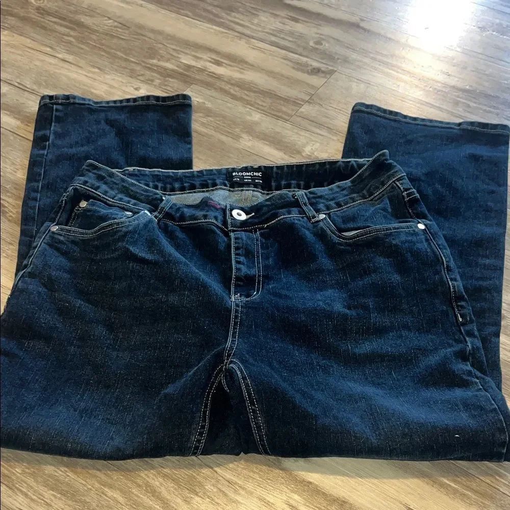 BloomChic Men's Deep Blue Relaxed Jeans